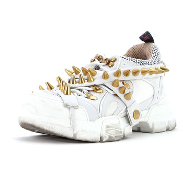 Gucci x SEGA Flashtrek Sneakers Technical Fabric and Leather with Studs