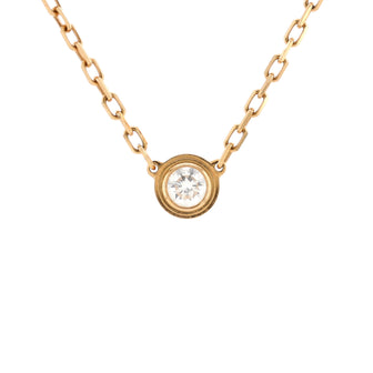 Cartier Cartier D'Amour Pendant Necklace 18K Rose Gold with Diamond Small