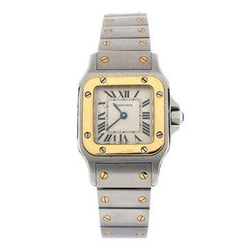 Cartier Santos de Cartier Galbee Quartz Watch Stainless Steel and Yellow Gold 24