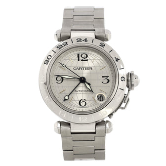 Cartier Pasha C GMT Automatic Watch Stainless Steel 35