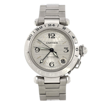 Cartier Pasha C GMT Automatic Watch Stainless Steel 35