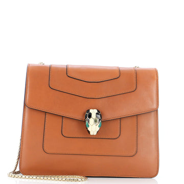 Bvlgari Serpenti Forever Shoulder Bag Leather Medium