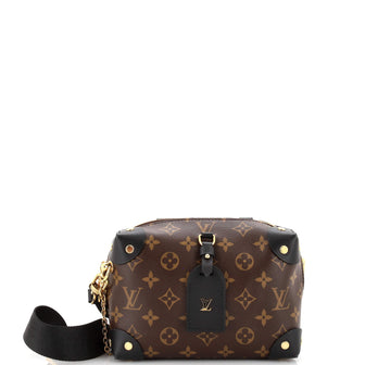 Louis Vuitton Petite Malle Souple Handbag Monogram Canvas