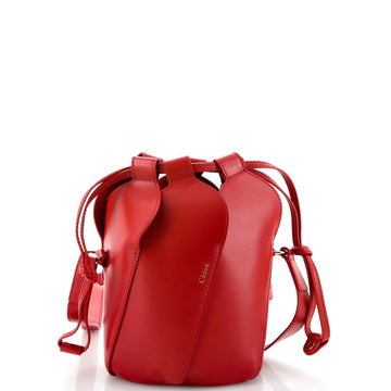 Chloe Tulip Bucket Bag Leather Small