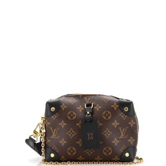 Louis Vuitton Petite Malle Souple Handbag Monogram Canvas