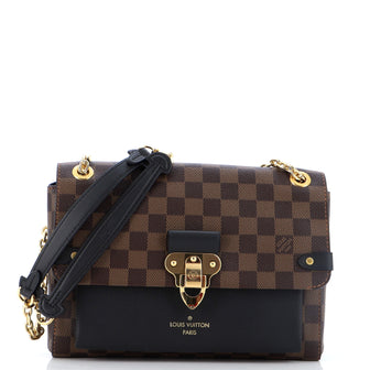 Louis Vuitton Vavin Handbag Damier with Leather PM