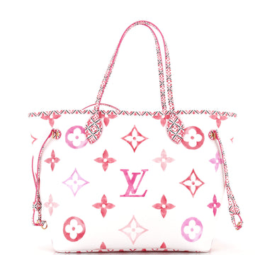 Louis Vuitton Neverfull NM Tote By The Pool Monogram Watercolor Giant MM