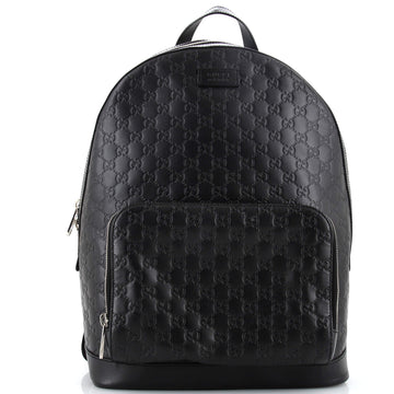 Gucci Signature Pocket Backpack Guccissima Leather Large