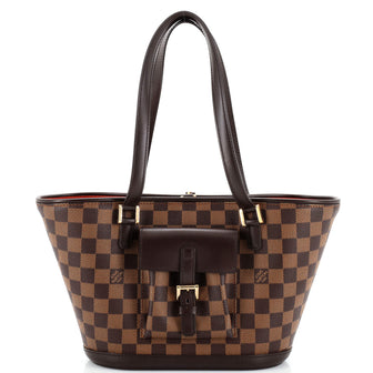 Louis Vuitton Manosque Handbag Damier PM
