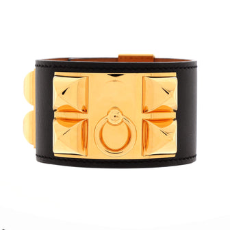 Hermes Collier de Chien Bracelet Leather