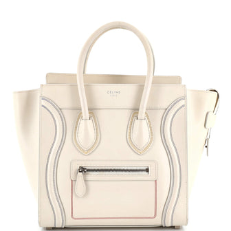 Celine Luggage Bag Smooth Leather Micro