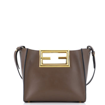 Fendi Way Tote Leather Small