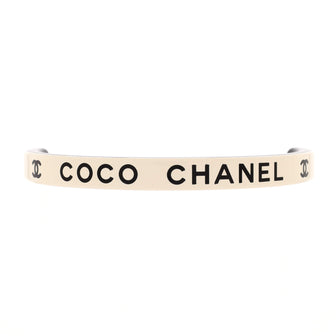 Chanel CC Coco Logo Choker Necklace Resin and Metal
