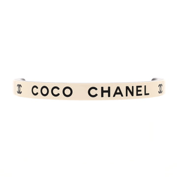 Chanel CC Coco Logo Choker Necklace Resin and Metal