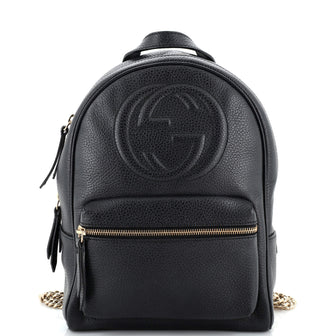 Gucci Soho Chain Backpack Leather