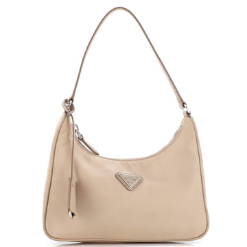 Prada Re-Edition 2005 Hobo Tessuto with Saffiano Leather Mini