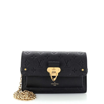 Louis Vuitton Vavin Chain Wallet Monogram Empreinte Leather