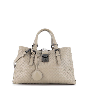 Bottega Veneta Roma Bag Intrecciato Nappa Small Gray 2613931