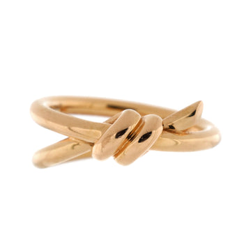 Tiffany & Co. Double Row Knot Ring 18K Rose Gold
