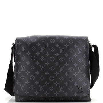 Louis Vuitton District Messenger Bag Monogram Eclipse Canvas MM