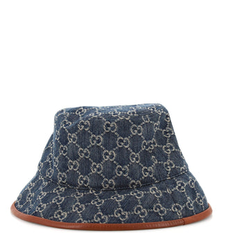 Gucci Wide Brim Hat GG Denim