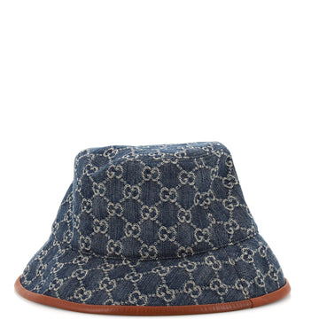 Gucci Wide Brim Hat GG Denim