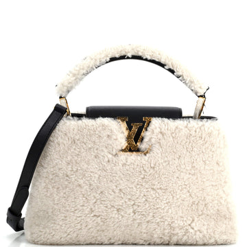 Louis Vuitton Capucines Bag Teddy Fleece MM