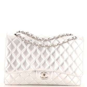 Chanel Classic Single Flap Bag Quilted Lambskin Maxi