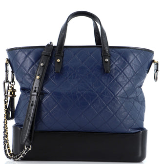 Chanel Gabrielle Shopping Tote Quilted Calfskin Large