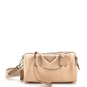 Prada Re-Edition 2005 Top Handle Boston Bag Tessuto with Saffiano Leather Mini
