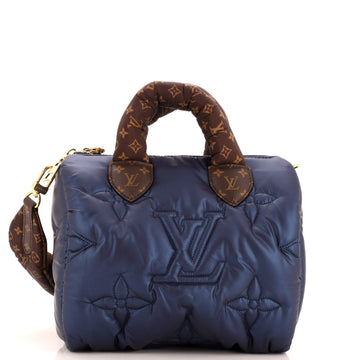 Louis Vuitton Speedy Bandouliere Bag Monogram Quilted Econyl Nylon 25