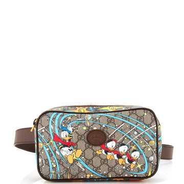 Gucci Disney Donald Duck Belt Bag Printed GG Coated Canvas