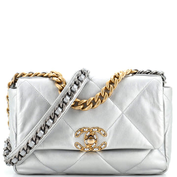 Chanel 19 Flap Bag Quilted Leather Medium