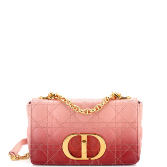 Christian Dior Caro Bag Cannage Quilt Gradient Lambskin Small
