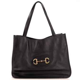 Gucci Horsebit 1955 Tote Leather Medium