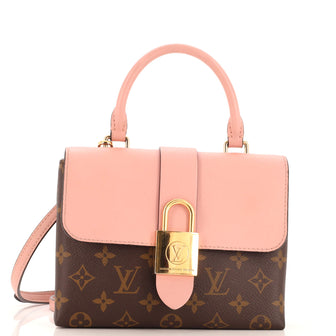 Louis Vuitton Locky Handbag Monogram Canvas with Leather BB