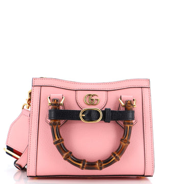 Gucci Diana NM Bamboo Handle Tote Leather Mini