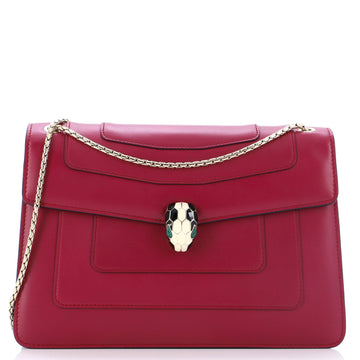 Bvlgari Serpenti Forever Shoulder Bag Leather Medium
