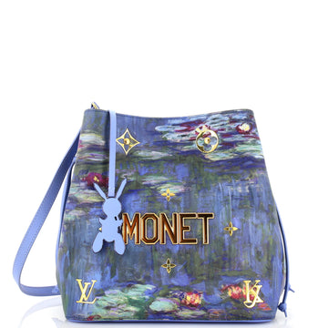 Louis Vuitton NeoNoe Handbag Limited Edition Jeff Koons Monet Print Canvas