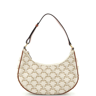 Celine Ava Bag Triomphe Coated Canvas