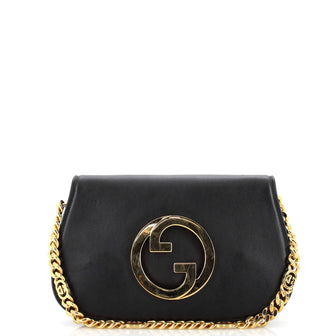 Gucci Blondie NM Chain Flap Bag Leather Small