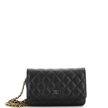 Chanel Wallet on Chain Quilted Caviar