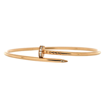 Cartier Juste un Clou Bracelet 18K Rose Gold with Diamonds Small