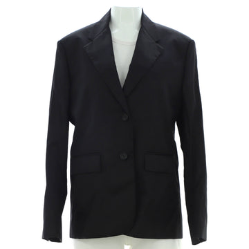 Prada Women's Triangle Back Pocket Single Breasted Blazer Re-Nylon