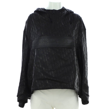 Christian Dior Women's Hooded Anorak Jacket Oblique Jacquard