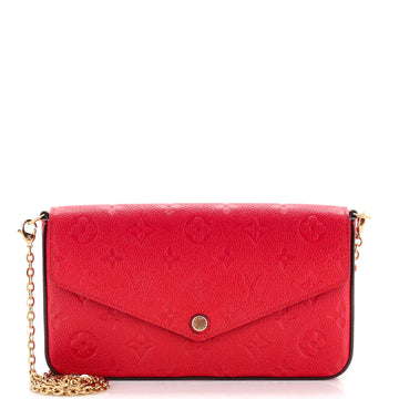 Louis Vuitton Felicie Pochette Monogram Empreinte Leather