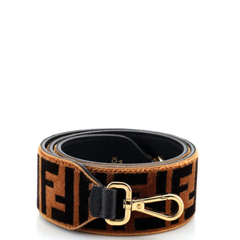 Fendi Strap You Shoulder Strap Zucca Velvet