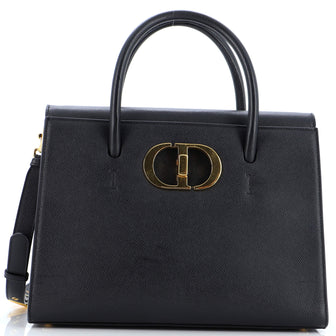 Christian Dior St Honore Tote Leather Large