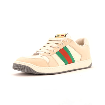 Gucci Screener Sneakers Fabric and Leather