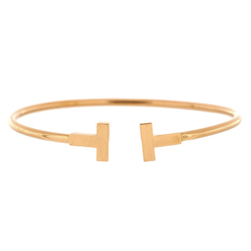 Tiffany & Co. T Wire Bracelet 18K Rose Gold